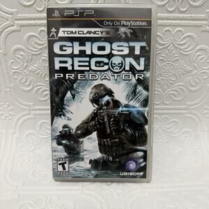 Tom Clancy Ghost Recon Predator (Sony PSP) CASE AND MANUAL ONLY! NO GAME